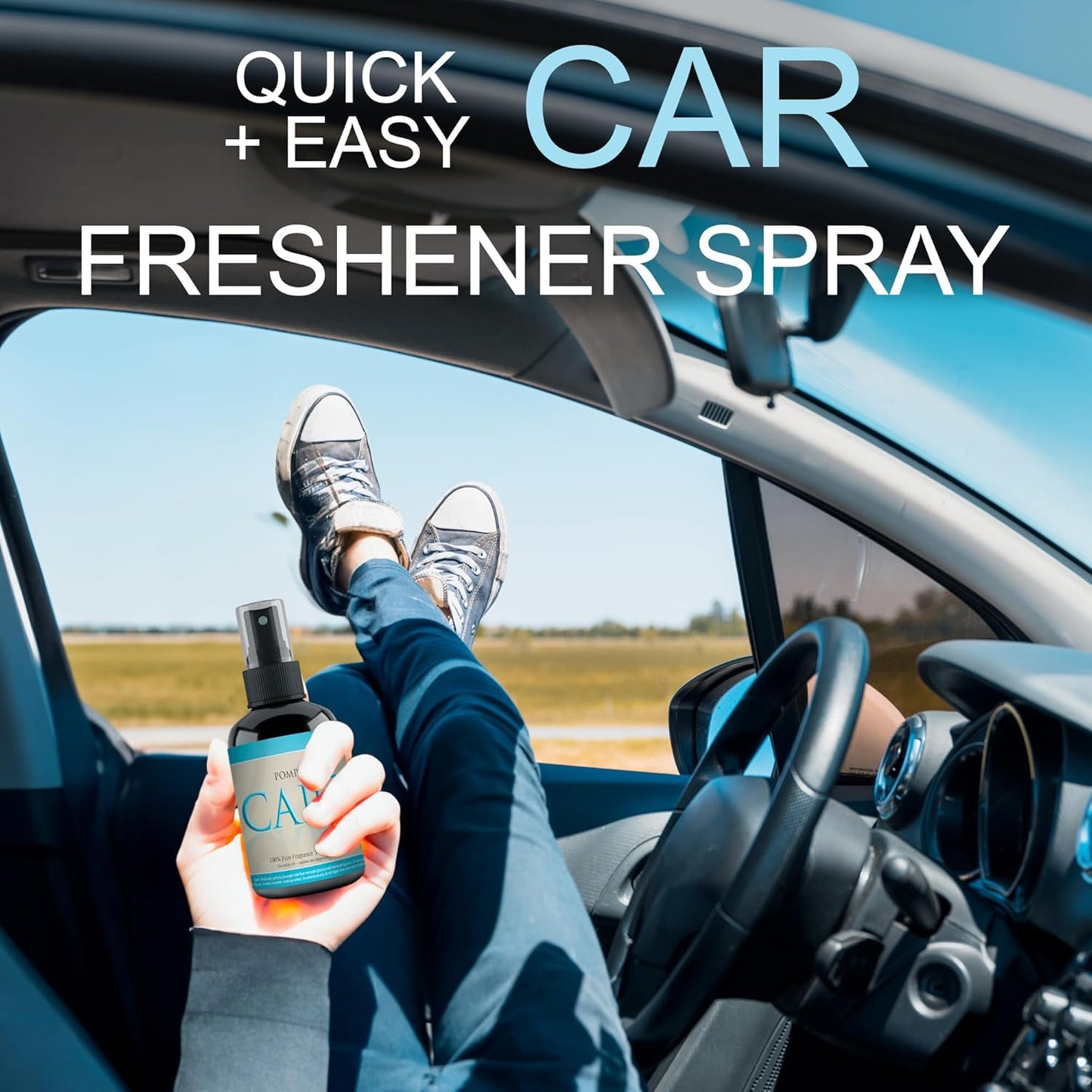 Car Spray Freshener - Luxury Car Air Freshener - Long Lasting Car Air Fresheners and Car Scents to Freshen up Car - 2Oz Automotive Air Fresheners (Pompeii Scent, 2 Pack)